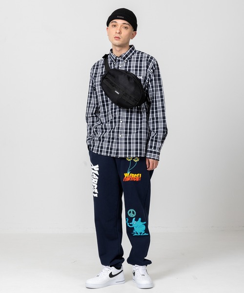 XLARGE(エクストララージ)の「MESH WAIST BAG(ボディバッグ/ウエストポーチ・メンズ・ブラック/グレー/オリーブ・ONE SIZE)」の11枚目の写真