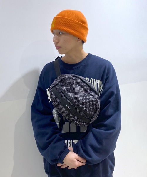 XLARGE(エクストララージ)の「MESH WAIST BAG(ボディバッグ/ウエストポーチ・メンズ・ブラック/グレー/オリーブ・ONE SIZE)」の16枚目の写真