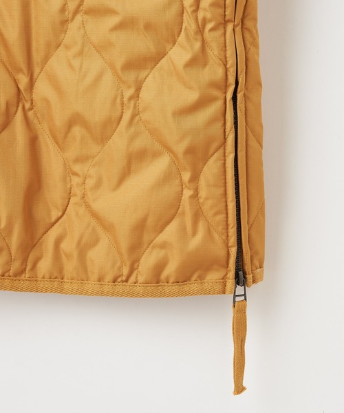 #【TAION/タイオン】MILITARY ZIP V NECK DOWN COAT/ミリタリージップVネックダウンコート