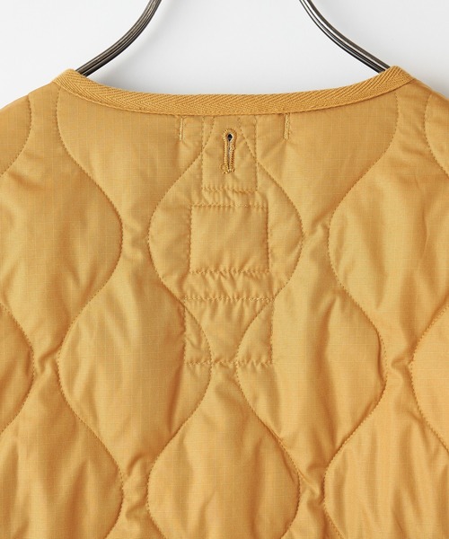 #【TAION/タイオン】MILITARY ZIP V NECK DOWN COAT/ミリタリージップVネックダウンコート