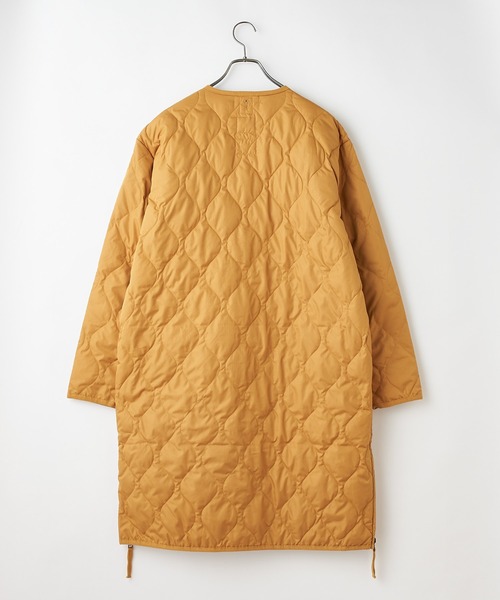 #【TAION/タイオン】MILITARY ZIP V NECK DOWN COAT/ミリタリージップVネックダウンコート