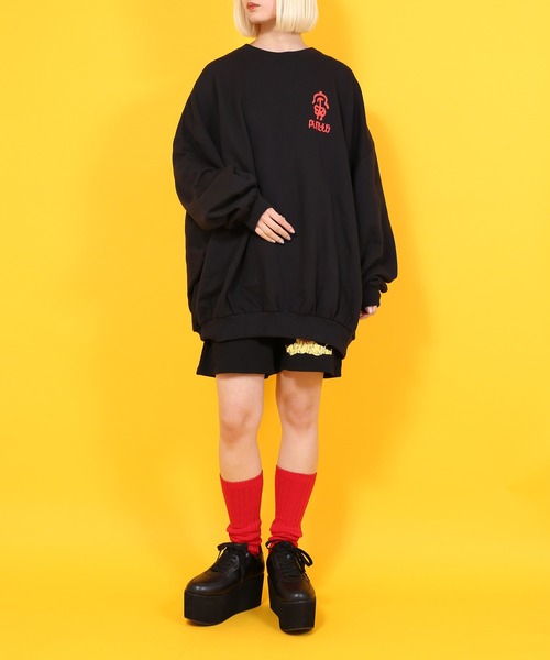 PUNYUS（プニュズ）の「寅プリントスウェット（スウェット・レディース・ホワイト/ブラック・4/3）」の2枚目の写真