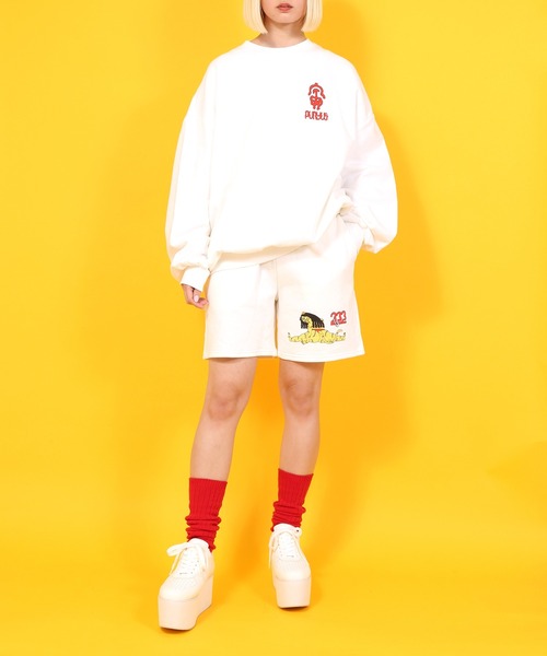 PUNYUS（プニュズ）の「寅プリントスウェット（スウェット・レディース・ホワイト/ブラック・4/3）」の8枚目の写真