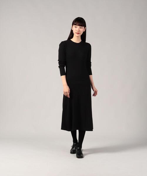 agnes b.（アニエスベー）の「LX96 ROBE ドレス（ワンピース・レディース・ブラック・1/2/3）」の4枚目の写真