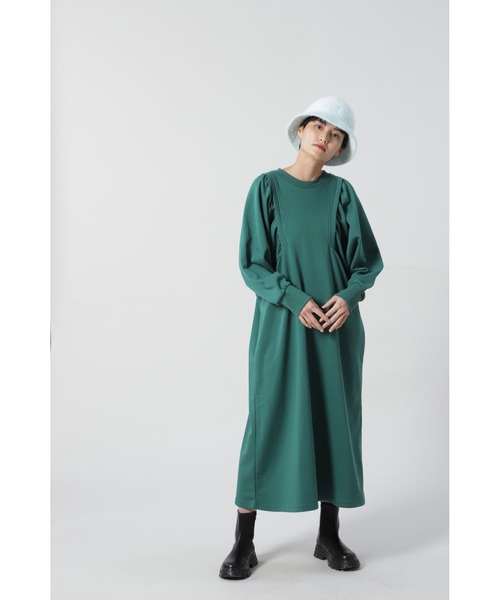 裏毛ギャザーワンピース ワンピース Rose Bud ローズバッド のワンピース 裏毛ギャザーワンピース 604 を購入できます Rose ワンピース Rose Bud ローズバッド のファッション 正規品