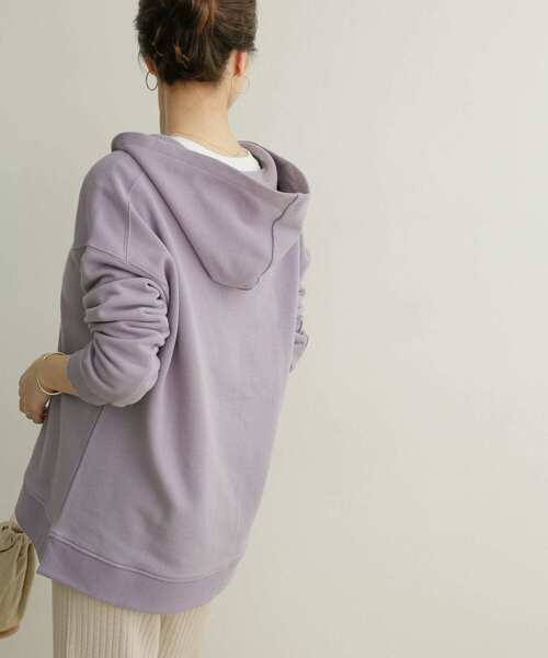 URBAN RESEARCH DOORS(アーバンリサーチドアーズ)の「チュニックパーカー(パーカー・レディース・パープル/アイボリー/ライトベージュ・ONE)」の7枚目の写真
