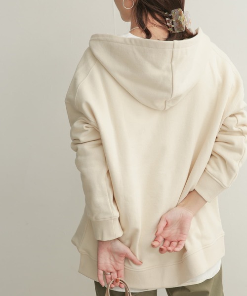 URBAN RESEARCH DOORS(アーバンリサーチドアーズ)の「チュニックパーカー(パーカー・レディース・パープル/アイボリー/ライトベージュ・ONE)」の21枚目の写真