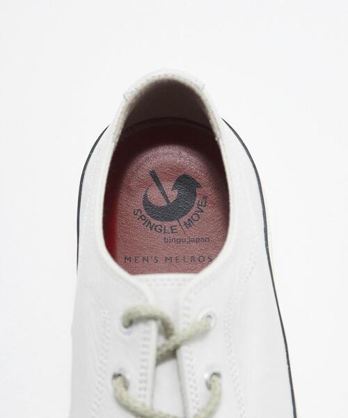 MEN'S MELROSE（メンズメルローズ）の「【別注】SPINGLE MOVE（スピングルムーブ）SPINGLE LOW CUT スニーカー（スニーカー・メンズ・ホワイト/ブラック・3/4/5）」の8枚目の写真