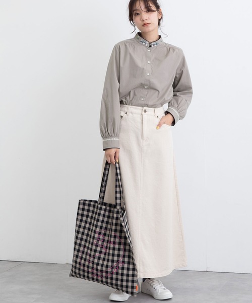 POU DOU DOU（プードゥドゥ）の「パイピングスタンドカラー刺繍