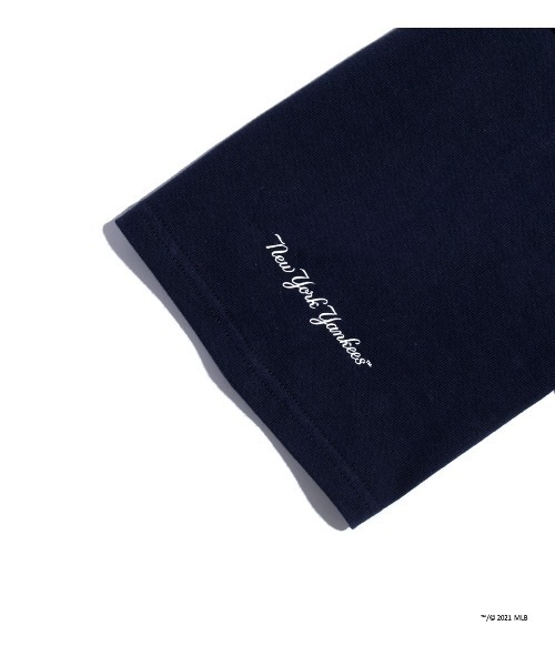 APPLEBUM(アップルバム)の「“NY Yankees Boy” T-shirt(Tシャツ/カットソー・メンズ・ホワイト/ネイビー・MEDIUM/X-LARGE/XX-LARGE/LARGE)」の8枚目の写真
