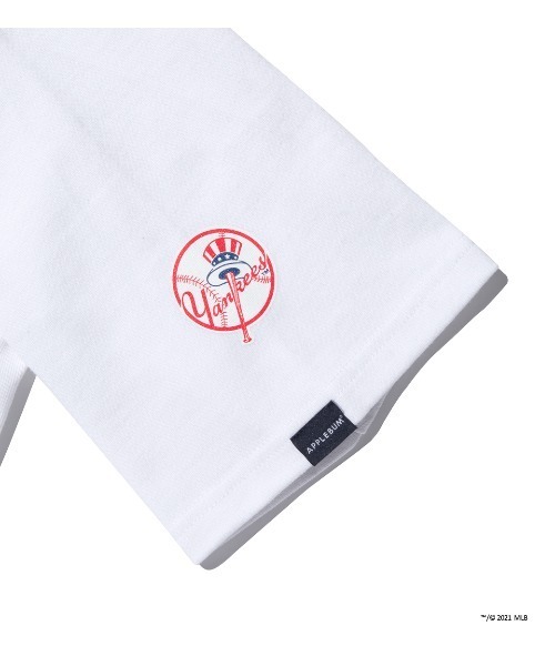 APPLEBUM(アップルバム)の「“NY Yankees Boy” T-shirt(Tシャツ/カットソー・メンズ・ホワイト/ネイビー・MEDIUM/X-LARGE/XX-LARGE/LARGE)」の14枚目の写真
