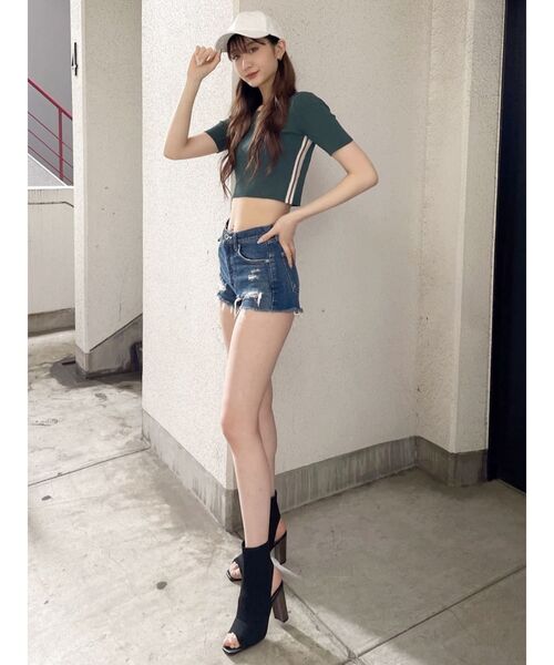 ダイヤ Jeans デニムショートパンツ26インチ　新品、未使用。タグ無し ハーフデニムパンツ | ファッション通販サイト NUGU