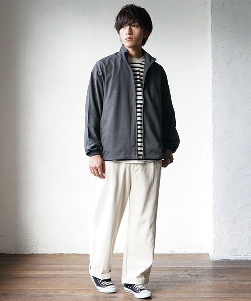 MinoriTY(マイノリティ)の「【MinoriTY】ヘビーウエイトビッグスリーブボーダーロンT メンズ 秋服 夏服 オーバーサイズ(Tシャツ/カットソー・メンズ・ベージュ/ネイビー/ロイヤルブルー・M/L)」の16枚目の写真