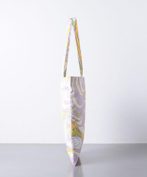 EMILIO PUCCI（エミリオプッチ）の「＜EMILIO PUCCI（エミリオ プッチ）＞WAVE PRT トートバッグ ■■■（トートバッグ・レディース・ライトピンク/ライラック・FREE）」の4枚目の写真