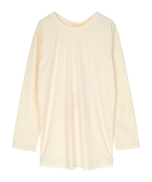 SEA DRESS（シードレス）の「バックシャンロングラッシュガード（ラッシュガード・レディース・ブラック/クリーム/チョコ・M/L）」の18枚目の写真