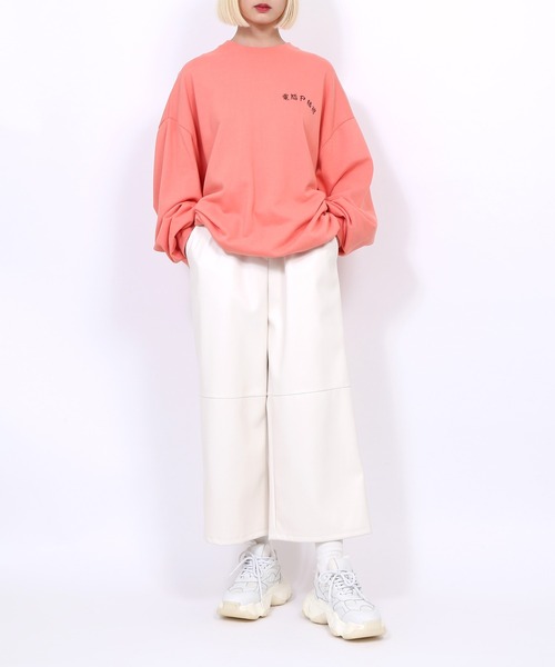 PUNYUS（プニュズ）の「電脳スウェット（スウェット・レディース・ピンク/グリーン/オートミール/スミクロ・4/3）」の14枚目の写真