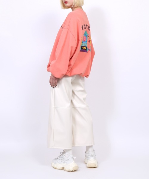 PUNYUS（プニュズ）の「電脳スウェット（スウェット・レディース・ピンク/グリーン/オートミール/スミクロ・4/3）」の15枚目の写真