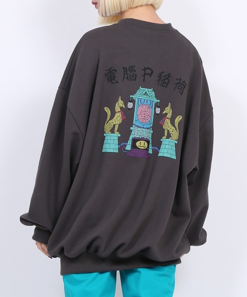 PUNYUS（プニュズ）の「電脳スウェット（スウェット・レディース・ピンク/グリーン/オートミール/スミクロ・4/3）」の21枚目の写真