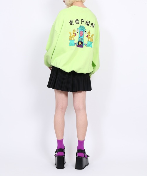 PUNYUS（プニュズ）の「電脳スウェット（スウェット・レディース・ピンク/グリーン/オートミール/スミクロ・4/3）」の18枚目の写真