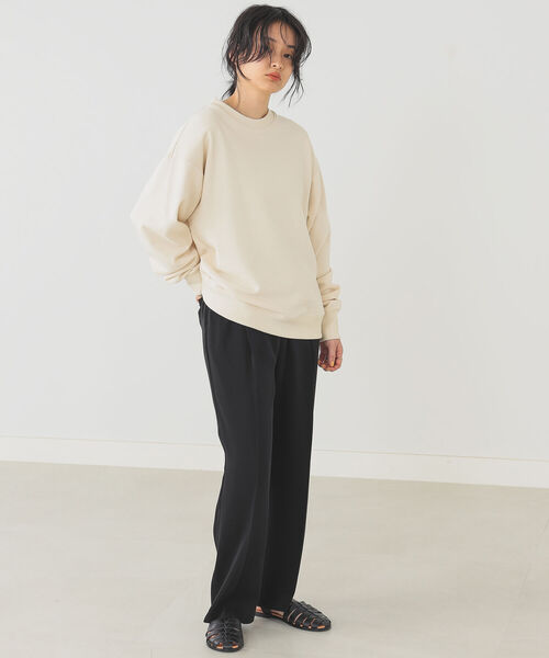 B:MING by BEAMS(ビーミングバイビームス)の「B:MING by BEAMS / 裏毛スウェット キャミソールワンピース セットアップ(ワンピース・レディース・ブラック/ベージュ/サックスブルー・SMALL/MEDIUM)」の18枚目の写真