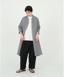 conges payes ADIEU TRISTESSE | ガーゼシャツワンピース(ワンピース)