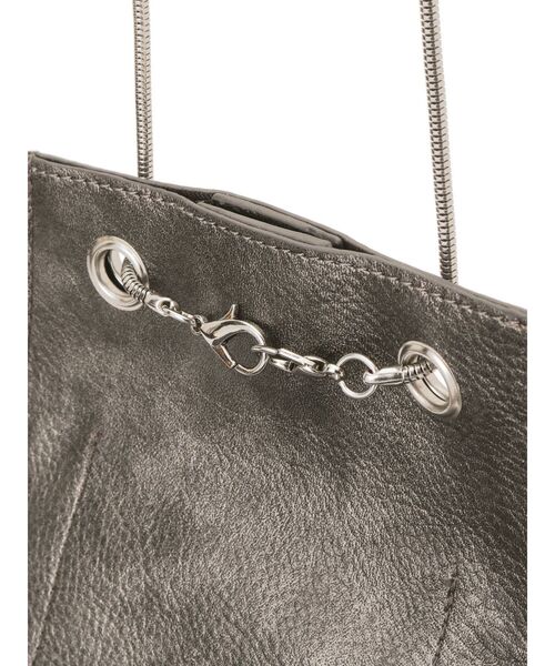 MURUA（ムルーア）の「チェーンドロストバッグ（ショルダーバッグ・レディース・アイボリー/ブラック/ブルー・FREE）」の20枚目の写真