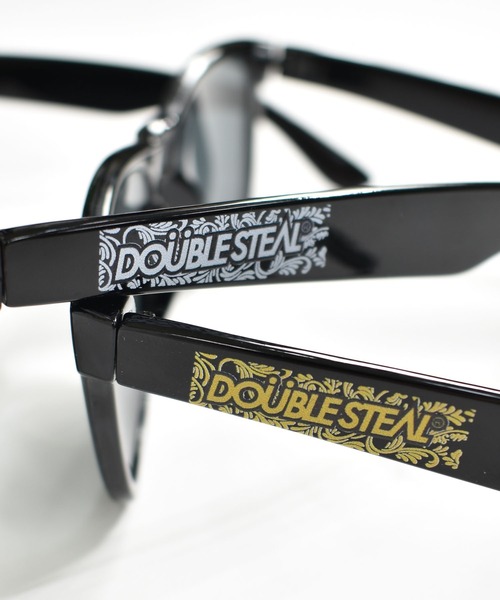 DOUBLE STEAL（ダブルスティール）の「Aloha LOGO Sunglasses（サングラス・メンズ・ブラック×ホワイト/ブラック×イエロー・FREE）」の3枚目の写真