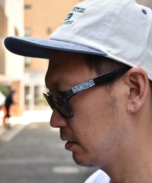 DOUBLE STEAL（ダブルスティール）の「Aloha LOGO Sunglasses（サングラス・メンズ・ブラック×ホワイト/ブラック×イエロー・FREE）」の10枚目の写真