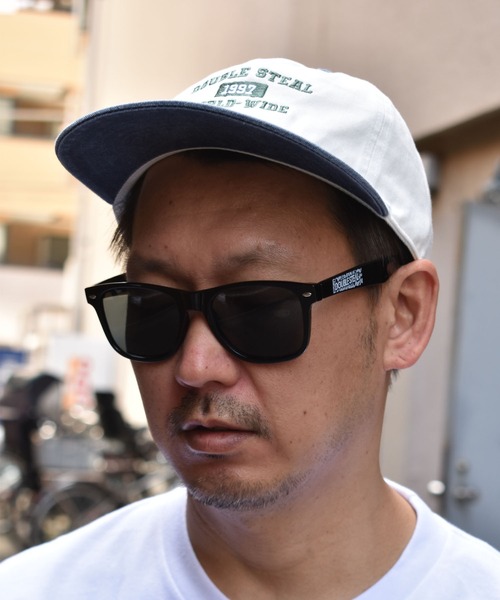 DOUBLE STEAL（ダブルスティール）の「Aloha LOGO Sunglasses（サングラス・メンズ・ブラック×ホワイト/ブラック×イエロー・FREE）」の12枚目の写真