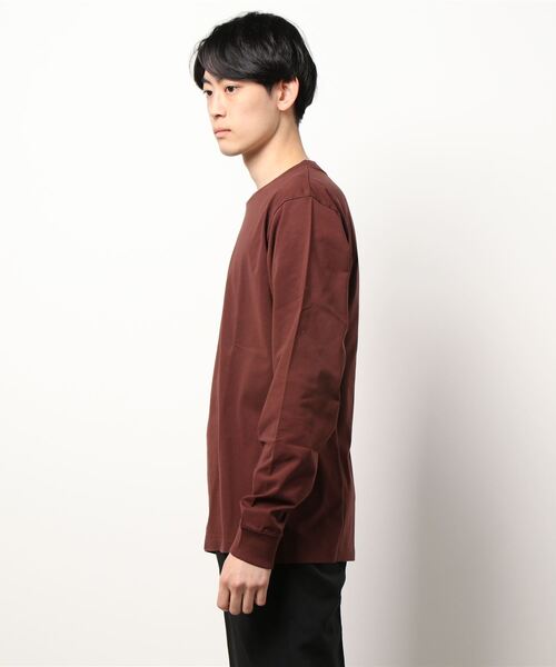 UNFOLLOW（アンフォロー）の「【FOLL / フォル】パーフェクトギザロングスリーブTシャツ（Tシャツ/カットソー・メンズ・ホワイト/ブラウン・1/2/3）」の19枚目の写真