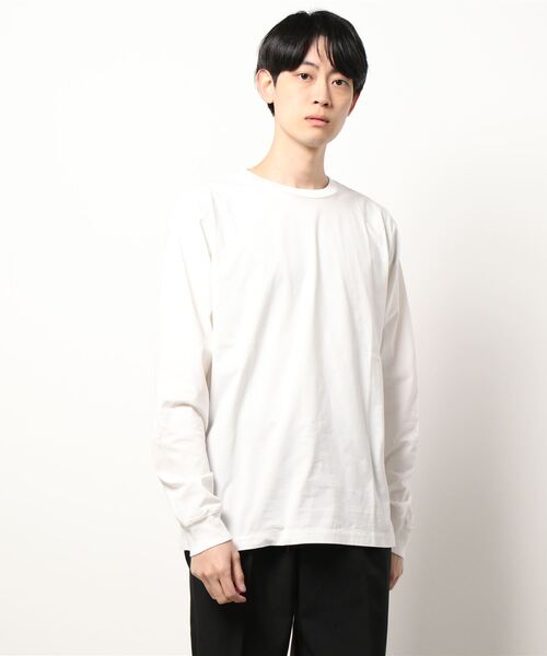 UNFOLLOW（アンフォロー）の「【FOLL / フォル】パーフェクトギザロングスリーブTシャツ（Tシャツ/カットソー・メンズ・ホワイト/ブラウン・1/2/3）」の21枚目の写真