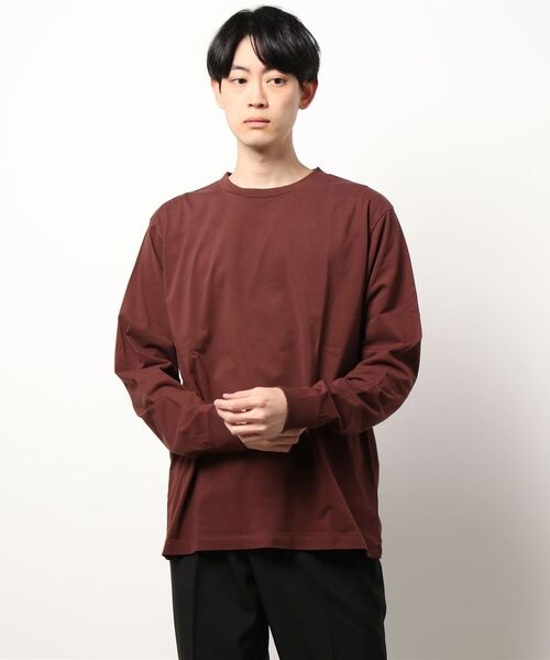 UNFOLLOW（アンフォロー）の「【FOLL / フォル】パーフェクトギザロングスリーブTシャツ（Tシャツ/カットソー・メンズ・ホワイト/ブラウン・1/2/3）」の22枚目の写真