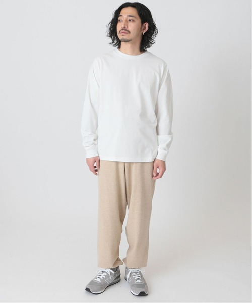 UNFOLLOW（アンフォロー）の「【FOLL / フォル】パーフェクトギザロングスリーブTシャツ（Tシャツ/カットソー・メンズ・ホワイト/ブラウン・1/2/3）」の3枚目の写真