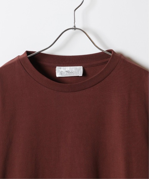 UNFOLLOW（アンフォロー）の「【FOLL / フォル】パーフェクトギザロングスリーブTシャツ（Tシャツ/カットソー・メンズ・ホワイト/ブラウン・1/2/3）」の11枚目の写真