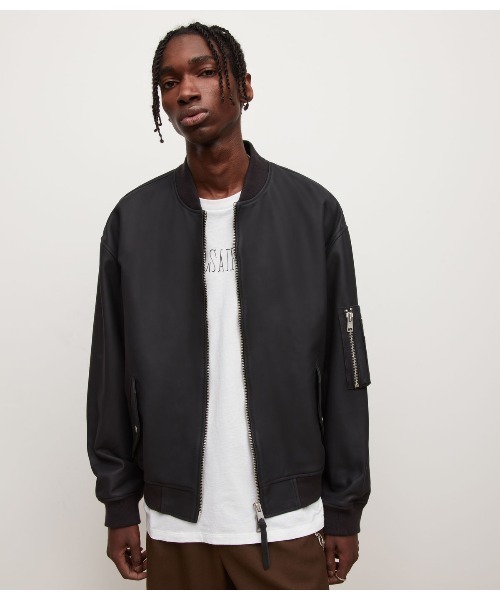 KOYO OVERSIZED LEATHER BOMBER JACKET | KOYO オーバーサイズ レザー ボンバー ジャケット