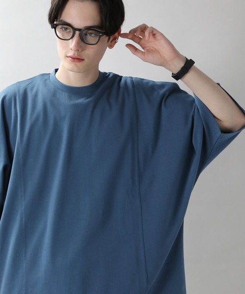 RAGEBLUE(レイジブルー)の「スムースコットン/ドルマンスリーブビッグTシャツ(Tシャツ/カットソー・メンズ・ホワイト/ブラック/グリーン系その他/ブルー系その他/オレンジ系その他・SMALL/MEDIUM/LARGE)」の5枚目の写真