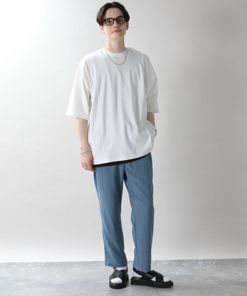 RAGEBLUE(レイジブルー)の「スムースコットン/ドルマンスリーブビッグTシャツ(Tシャツ/カットソー・メンズ・ホワイト/ブラック/グリーン系その他/ブルー系その他/オレンジ系その他・SMALL/MEDIUM/LARGE)」の20枚目の写真