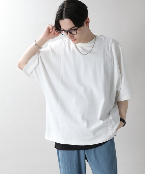 RAGEBLUE(レイジブルー)の「スムースコットン/ドルマンスリーブビッグTシャツ(Tシャツ/カットソー・メンズ・ホワイト/ブラック/グリーン系その他/ブルー系その他/オレンジ系その他・SMALL/MEDIUM/LARGE)」の21枚目の写真