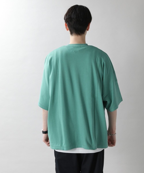 RAGEBLUE(レイジブルー)の「スムースコットン/ドルマンスリーブビッグTシャツ(Tシャツ/カットソー・メンズ・ホワイト/ブラック/グリーン系その他/ブルー系その他/オレンジ系その他・SMALL/MEDIUM/LARGE)」の10枚目の写真