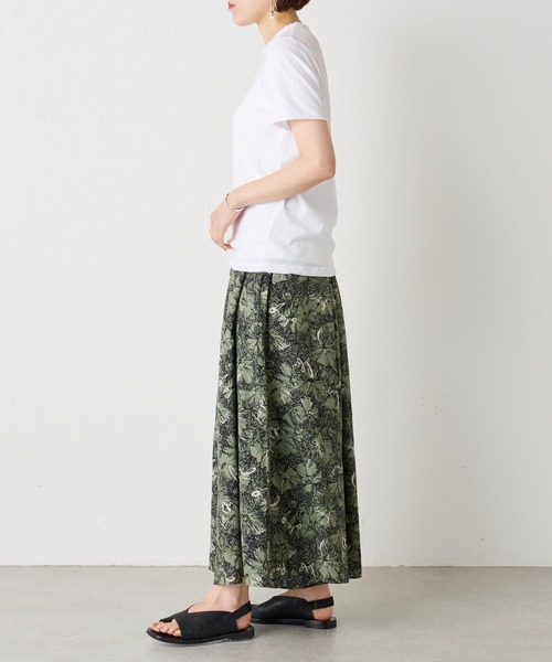 BEARDSLEY（ビアズリー）の「さらっとした肌ざわり強燃Tシャツ（Tシャツ/カットソー・レディース・ホワイト/ブラック・FREE）」の5枚目の写真