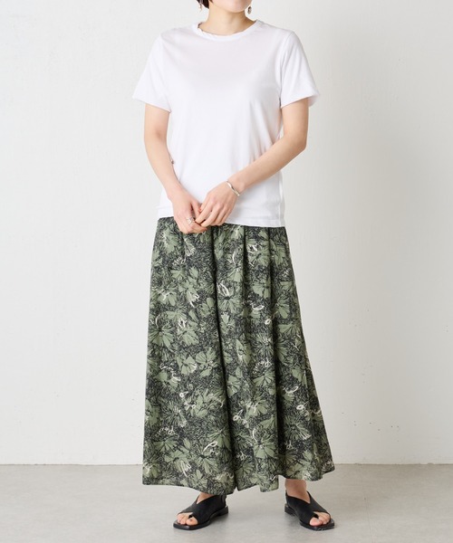 BEARDSLEY（ビアズリー）の「さらっとした肌ざわり強燃Tシャツ（Tシャツ/カットソー・レディース・ホワイト/ブラック・FREE）」の3枚目の写真