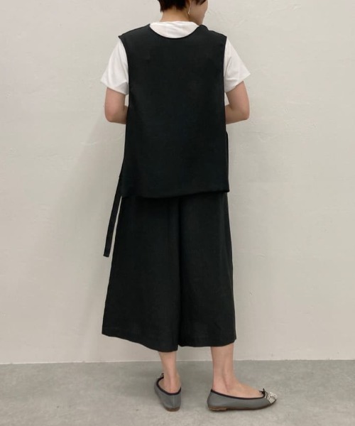 BEARDSLEY（ビアズリー）の「さらっとした肌ざわり強燃Tシャツ（Tシャツ/カットソー・レディース・ホワイト/ブラック・FREE）」の21枚目の写真