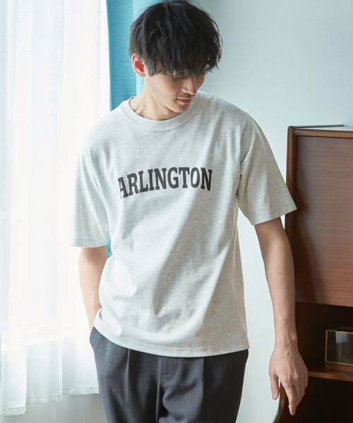 GLOBAL WORK(グローバルワーク)の「冷感機能付きT/255797(Tシャツ/カットソー・メンズ・ブラック/グレー/ホワイト系/サックスブルー系/ライトグレー/グリーン/ホワイト系その他/チャコールグレー・SMALL/MEDIUM/LARGE/X-LARGE)」の6枚目の写真