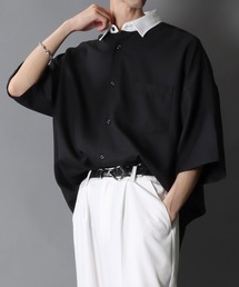 SITRY | SITRY Oversize Drop shoulder Regular collar shirt/別注 ビッグシルエット ドレープツイル レギュラーカラーシャツ(シャツ/ブラウス)