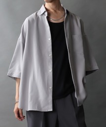 SITRY(Vg[)SITRY Oversize Drop shoulder Regular collar shirt/ʒ rbOVGbg h[vcC M[J[Vc(Vc/uEX)