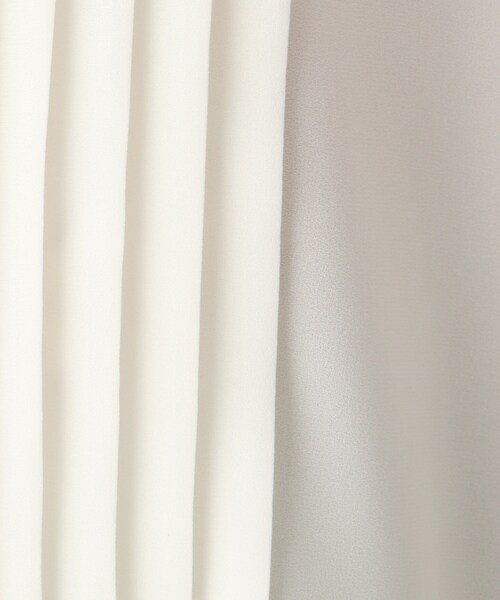 UNTITLED（アンタイトル）の「◆フロントタック バンドカラーブラウス【洗える】（シャツ/ブラウス・レディース・ブラック/オフホワイト/イエロー・44/48/00/01/02/03/04）」の4枚目の写真