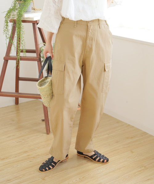 セール】ミリタリーカーゴパンツ（カーゴパンツ）｜B.C STOCK