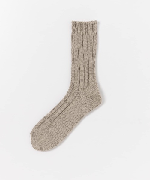 URBAN RESEARCH（アーバンリサーチ）の「LOW GAUGE RIB SOCKS（ソックス/靴下・メンズ・ホワイト/ブラック/グレー/ベージュ系その他・FREE）」の4枚目の写真