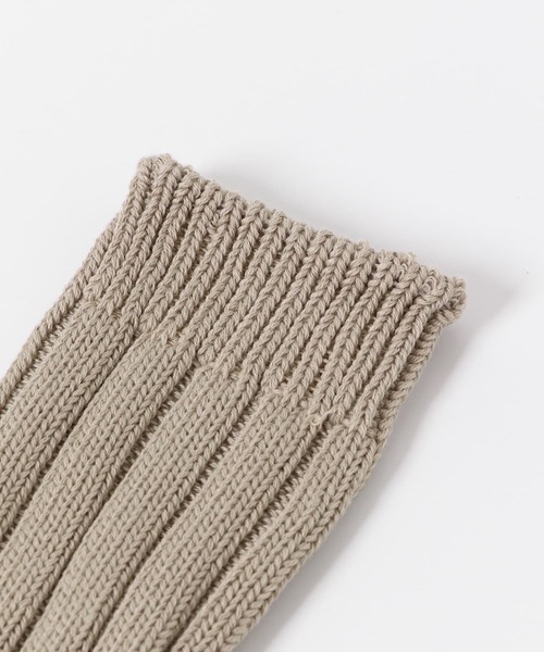 URBAN RESEARCH（アーバンリサーチ）の「LOW GAUGE RIB SOCKS（ソックス/靴下・メンズ・ホワイト/ブラック/グレー/ベージュ系その他・FREE）」の6枚目の写真