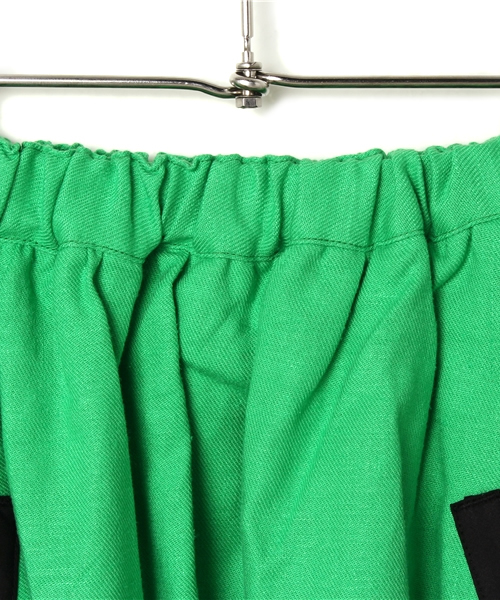 COMECHATTO&CLOSET（カムチャットアンドクロゼット）の「チュールドットBIGポケットスカート（スカート・キッズ・ブラック/グリーン/ピンク・M/L/S）」の5枚目の写真